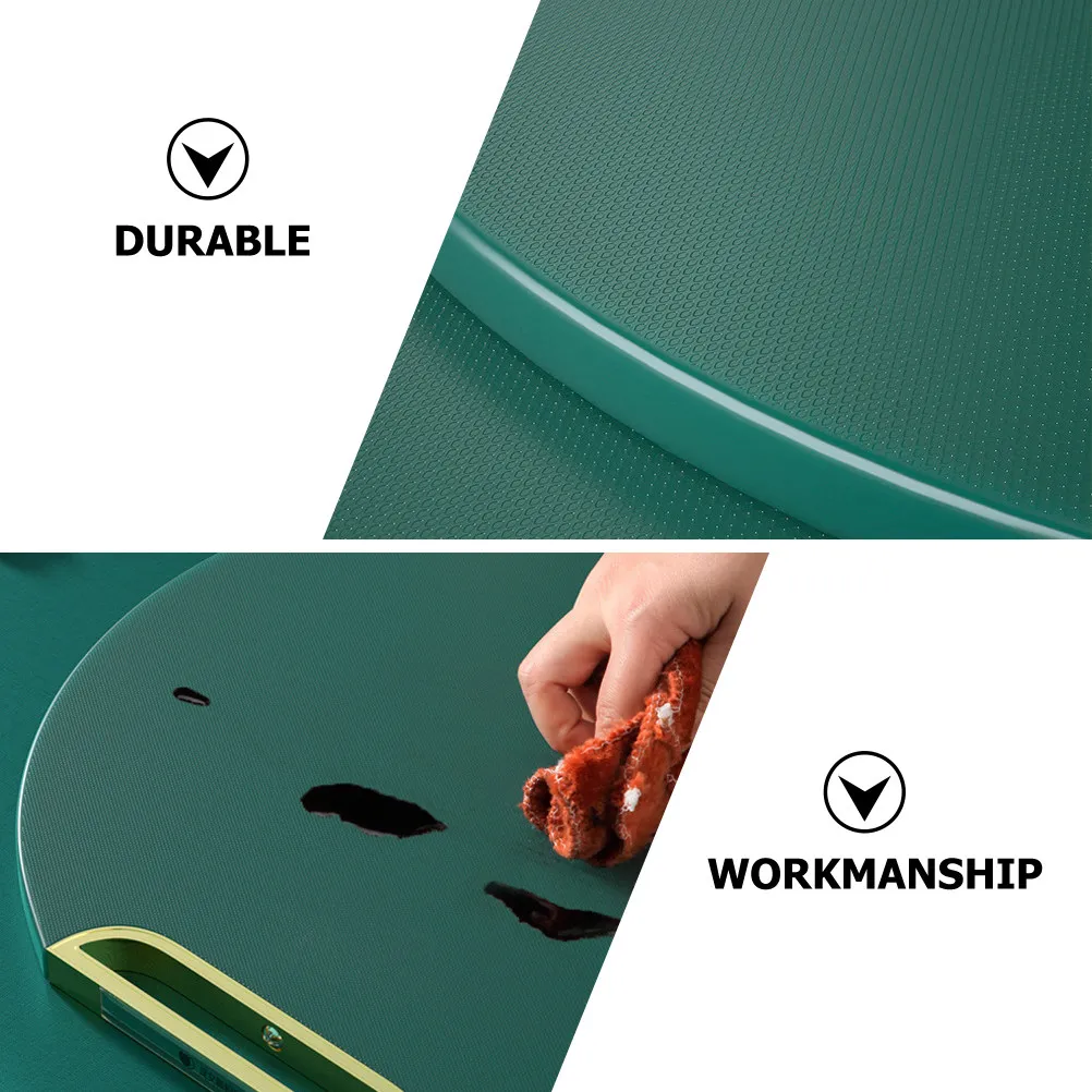 1Pcs Anti-Slip Chopping Board Pe Material Smooth Surface Practical Kitchen Tool Space-Saving Design (Green) view 6