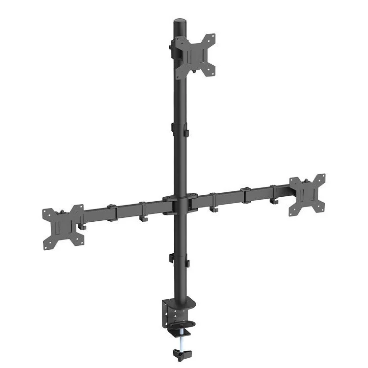 Bras de support multifonction multi-écran pour moniteur 13-32 pouces, bras de support rotatif de levage continu