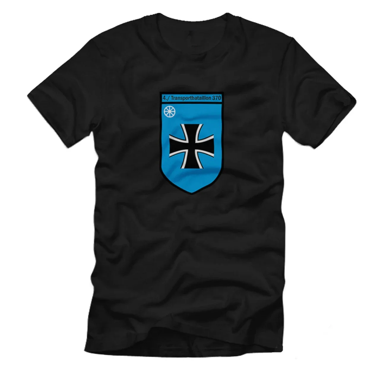 4th Transport Battalion 370 Crest Printed Bundeswehr Bund T-Shirt. Summer Cotton O-Neck Short Sleeve Mens T Shirt New S-3XL