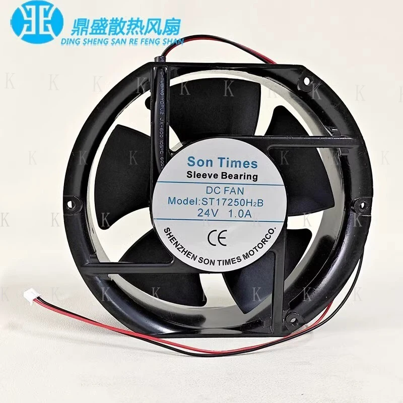 C  FOR  SonTimes ST17250H2B DC24V 1.0A 17CM 2-Wire High Airflow Cooling Fan