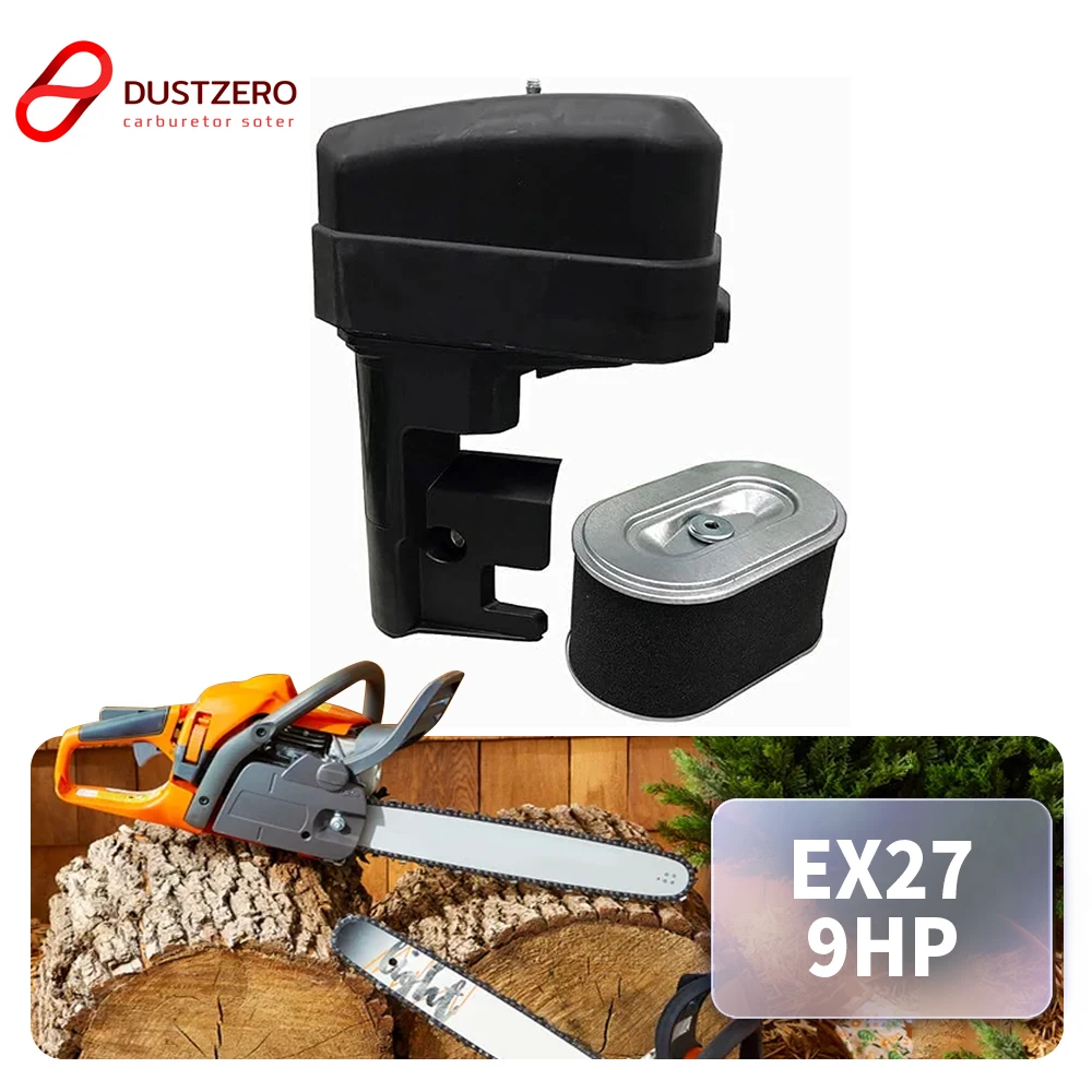 Image of Luftfiltergehäuse mit Filterelement-Baugruppe, kompatibel mit Subaru Robin EX27 9HP Motor-Luftfilter, ersetzt OEM 2793261140