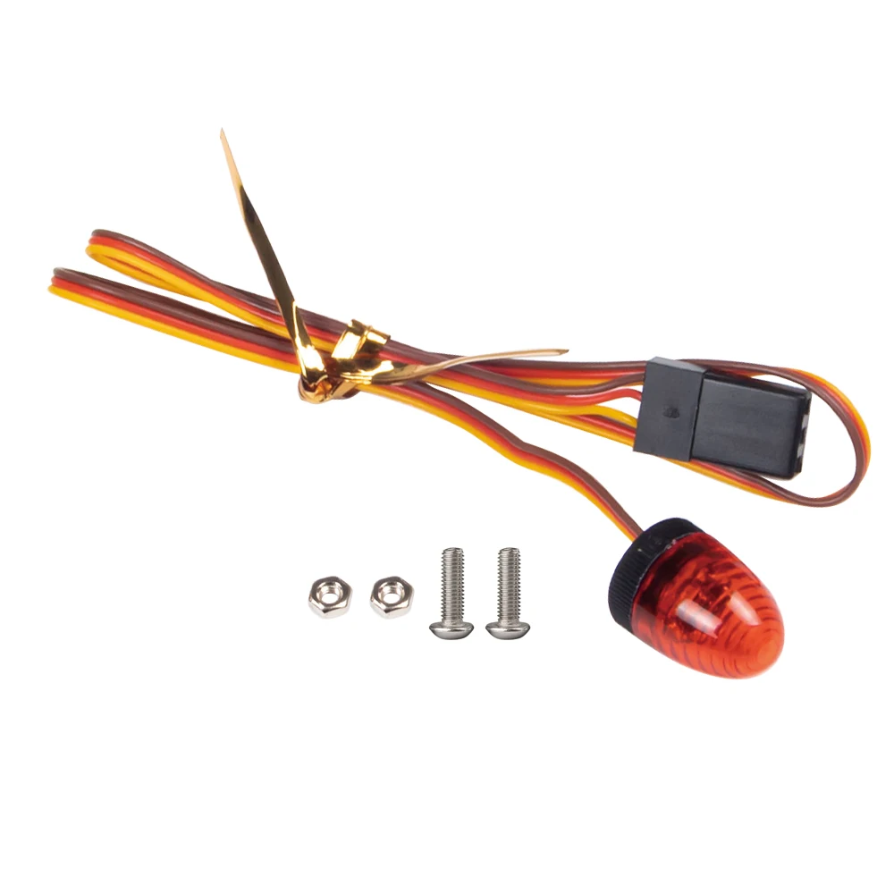 4Pack RC Car Yellow/Red/Blue Optional Flashing LED Light For Tamiya Tractor 1:14 RC Engineering Truck image 6