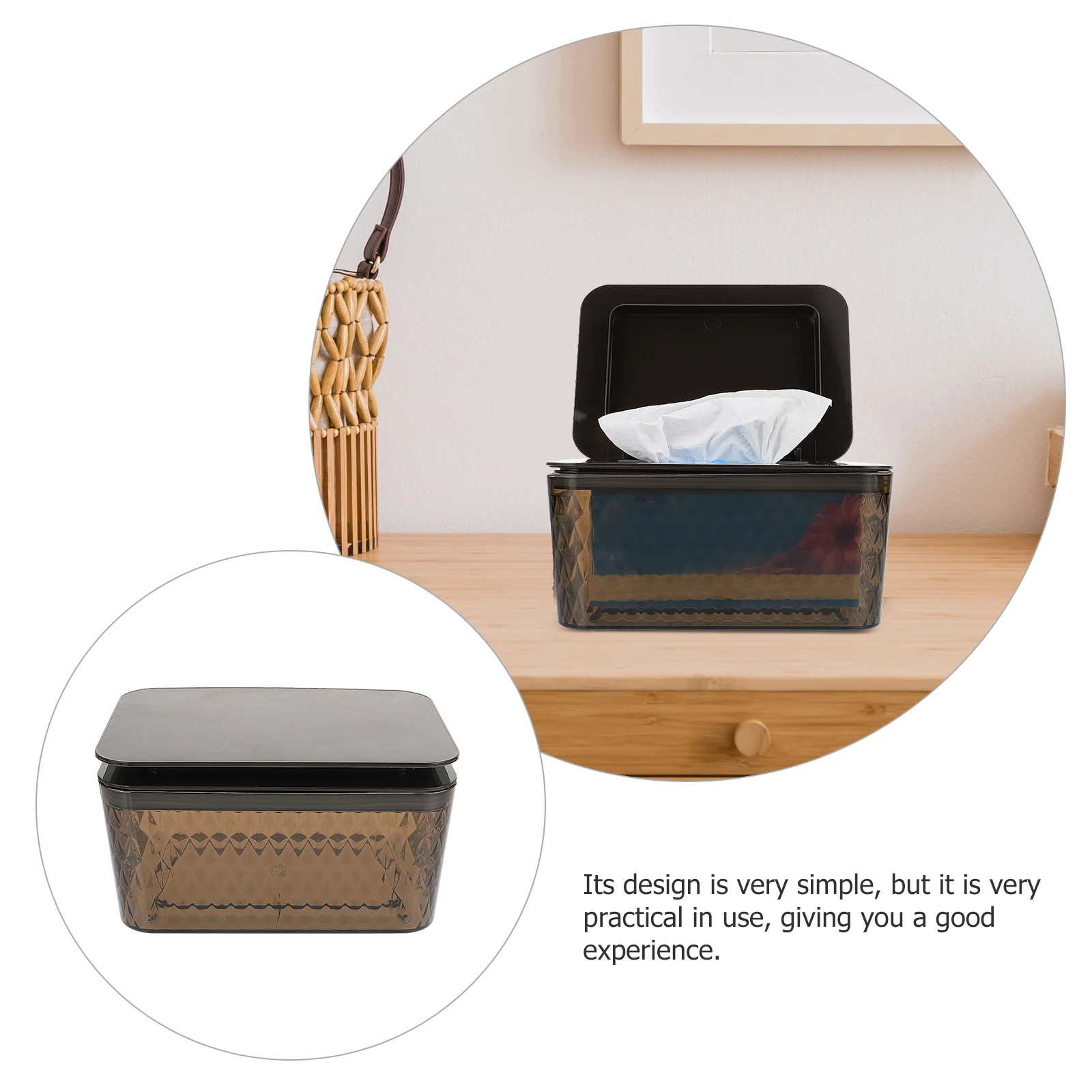 

Portable Tissue Wet Napkin Dispenser Material Waterproof Bathroom Bedroom Paper Case Car Storage Solution
