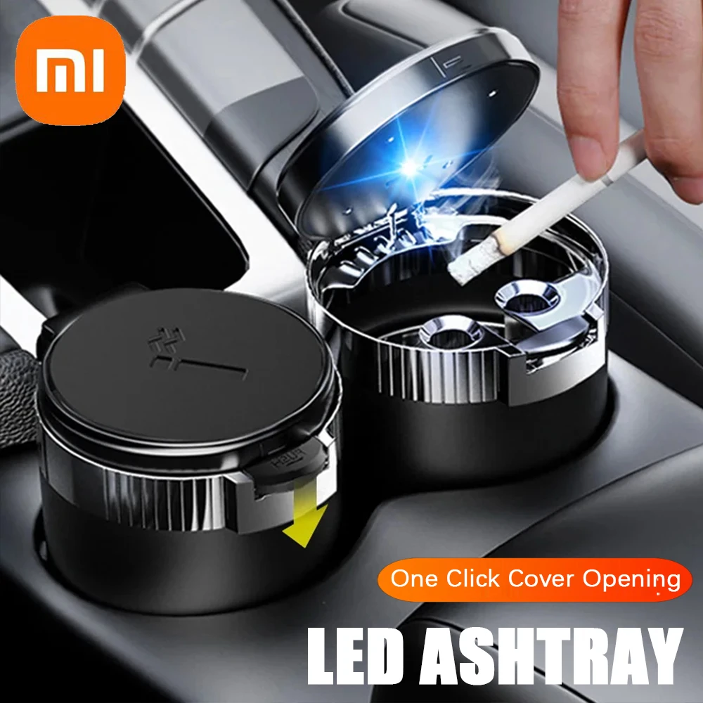 

XIAOMI Multipurpose Car Ashtray with Air Purifier Function For Filtering Smoke From Cigarettes Remove Odor Smoking Accessories