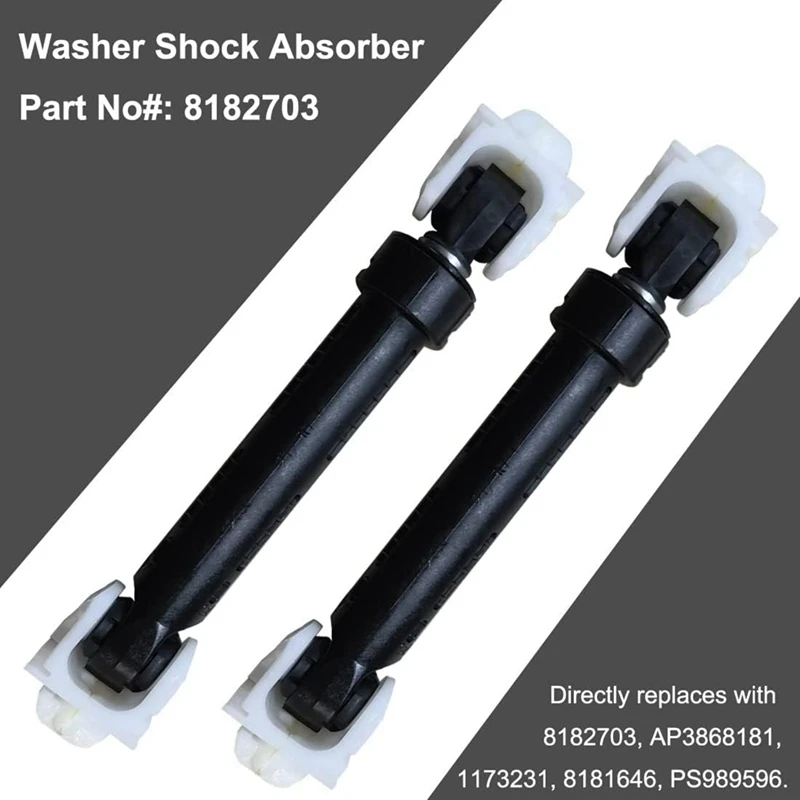 4PCS Washer Shock Absorbers Replacement Parts For Whirlpool Replaces 8182703 AP3868181 1173231 8181646, PS989596