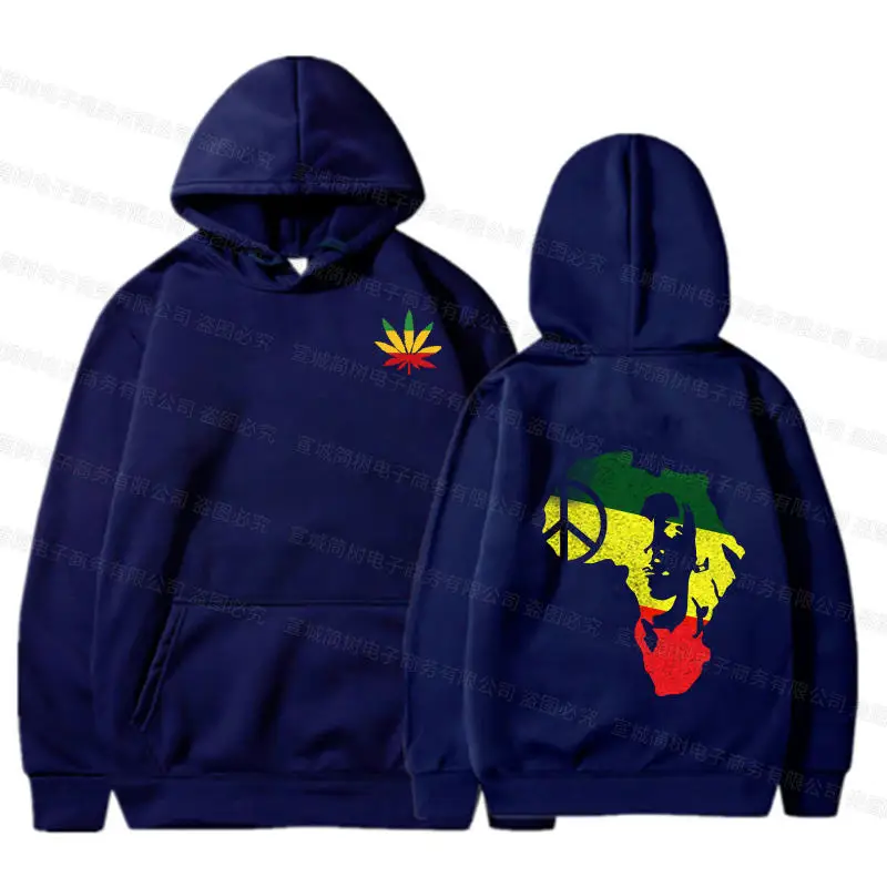 Bob Marley Hoodie Streetwear 90s Hip Hop Mens 6xl  Fashion Clothing  Women  Black  Sweater Oversized Hoodies Jacket