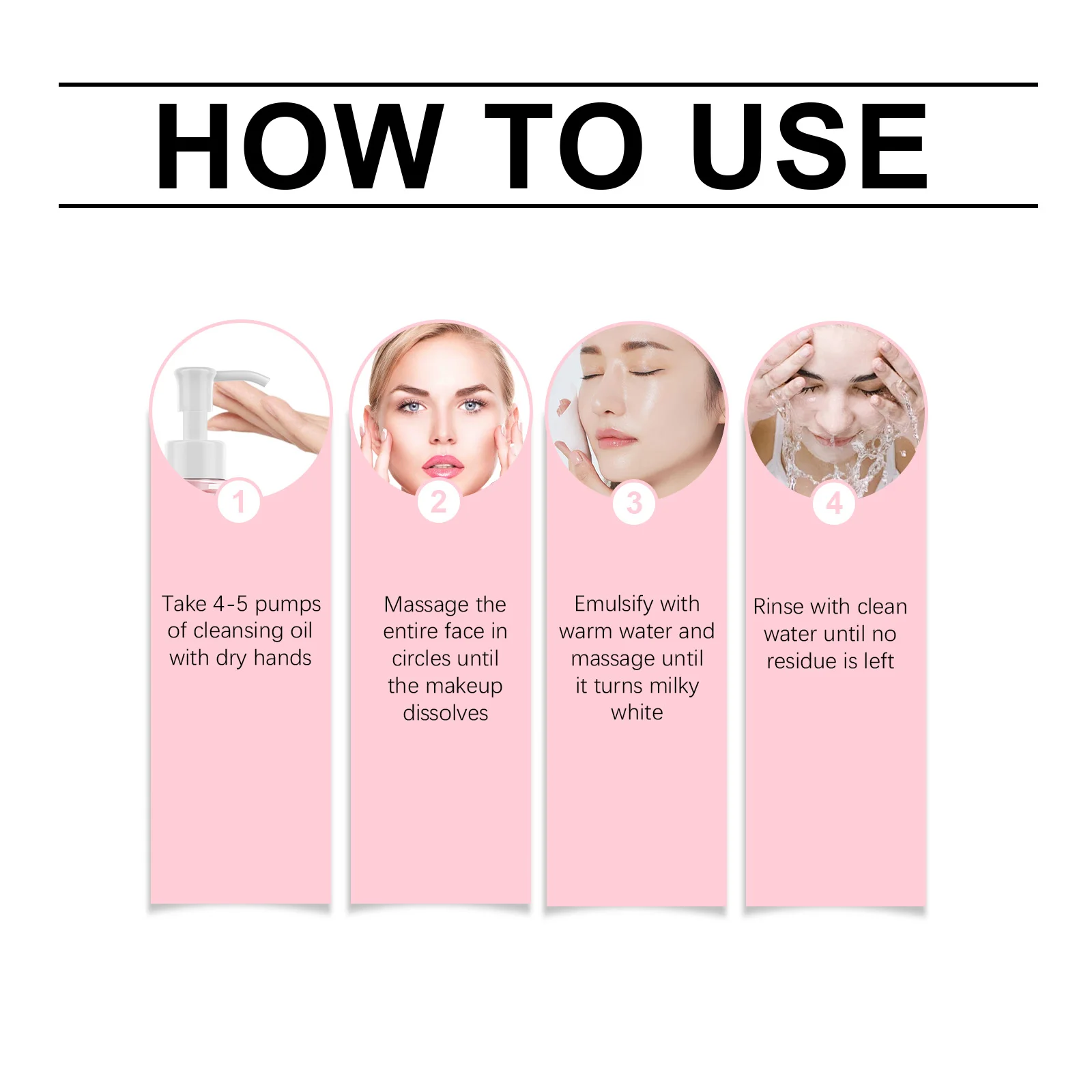 زيت تنظيف الكولاجين - زيت تنظيف يومي لطيف مع زيت بذور الجوجوبا، لاستحلاب المكياج #4