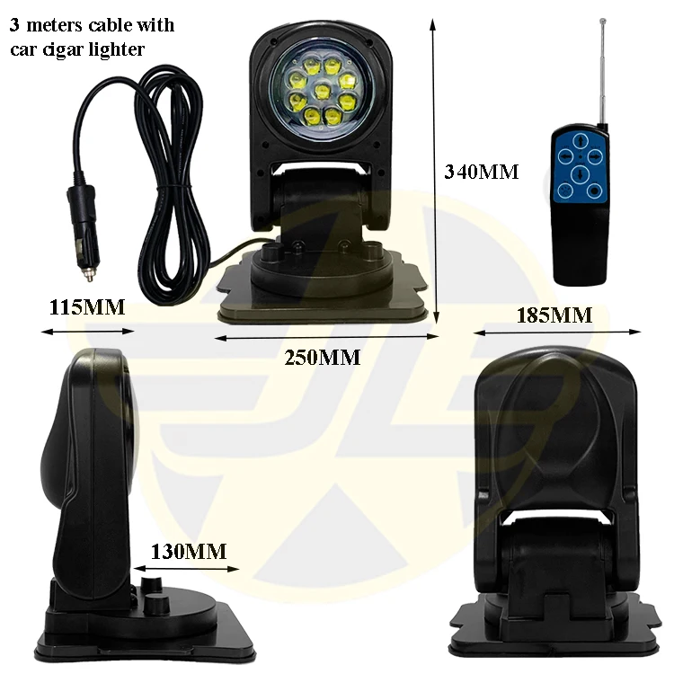 LED-Autodach-Nebelscheinwerfer für den Außenbereich, tragbares Fahrlicht, Marine 360°-Suchscheinwerfer