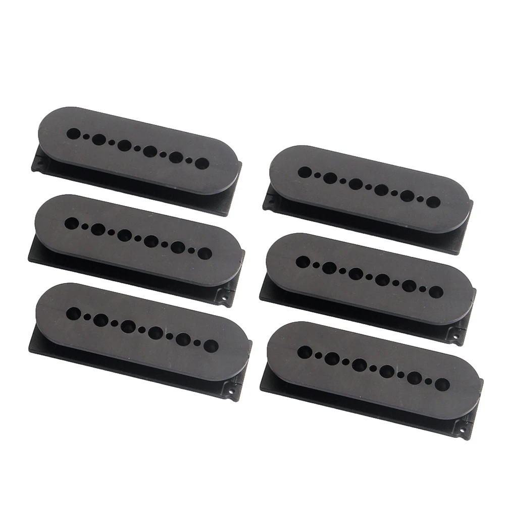 

6 Pcs Bass Pickup Cover Easy to Carry Humbucker Spool Durable Slug Bobbin PB Replacement