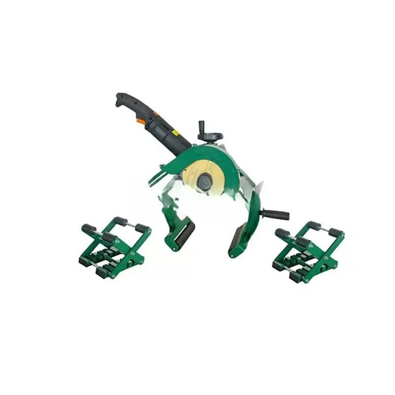 Efficient Electric Pipe Cutter for PE Pipe Portable Pipe Cutting Machine with Adjustable Stand for Plumbing