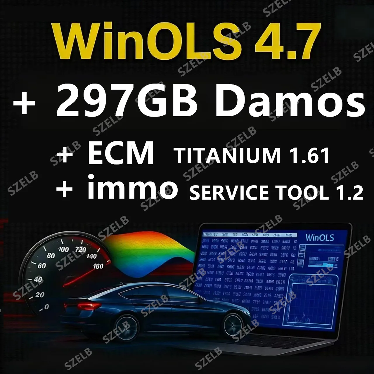 

Winols 4.7 + 297GB Winols Damos Pack Large Archives Damos Mappacks for Winols Software Large Package Chip Tuning Map Files