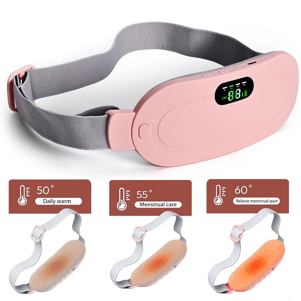 

Женские менструальные грелки, эффективный горячий компресс, пояс для облегчения периода, перезаряжаемый массажер для талии с подогревом, подарки для женщин
