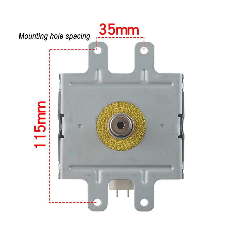 High Power Magnetron Microwave Magnetron Long Base Plate Installation Hole Distance Stable Performance Air-cooled