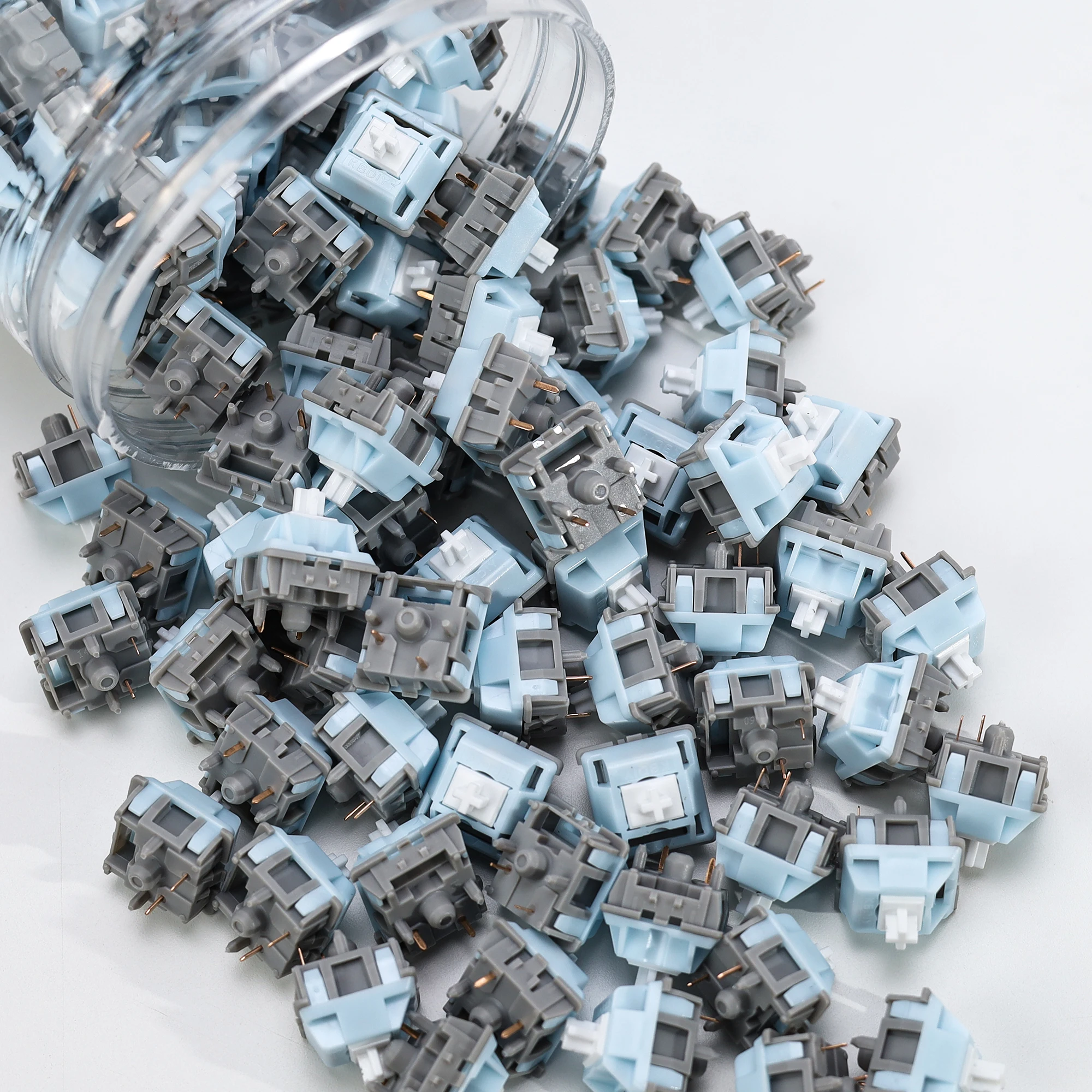 KBDiy Linear Silent Switch Jarvis JJ 5-PIN 47gf Pre Lubed POM Creamy Switches For Custom DIY 60% Gaming Mechanical Keyboard Aula