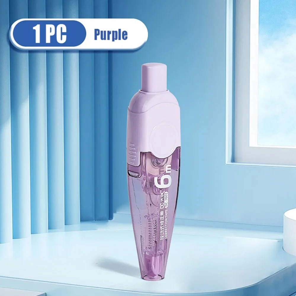 

Silent Correction Tape Press Type 6M Large Capacity Silent Coating Tape Replaceable Core Student Alteration Tape School Office