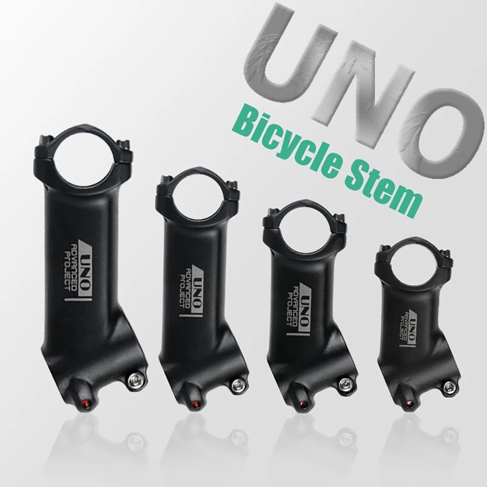 UNO-Ultralight Bike Stem, Bicycle Handlebar Stem, MTB Power Parts, Matte Black, 25 Degree, 31.8mm, 70-110mm 