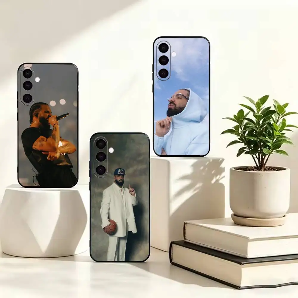 Singer Rapper D-Drake   Black Soft Silicone Phone Case For Samsung Galaxy A73 A72 A71 A70 A53 A52 A51