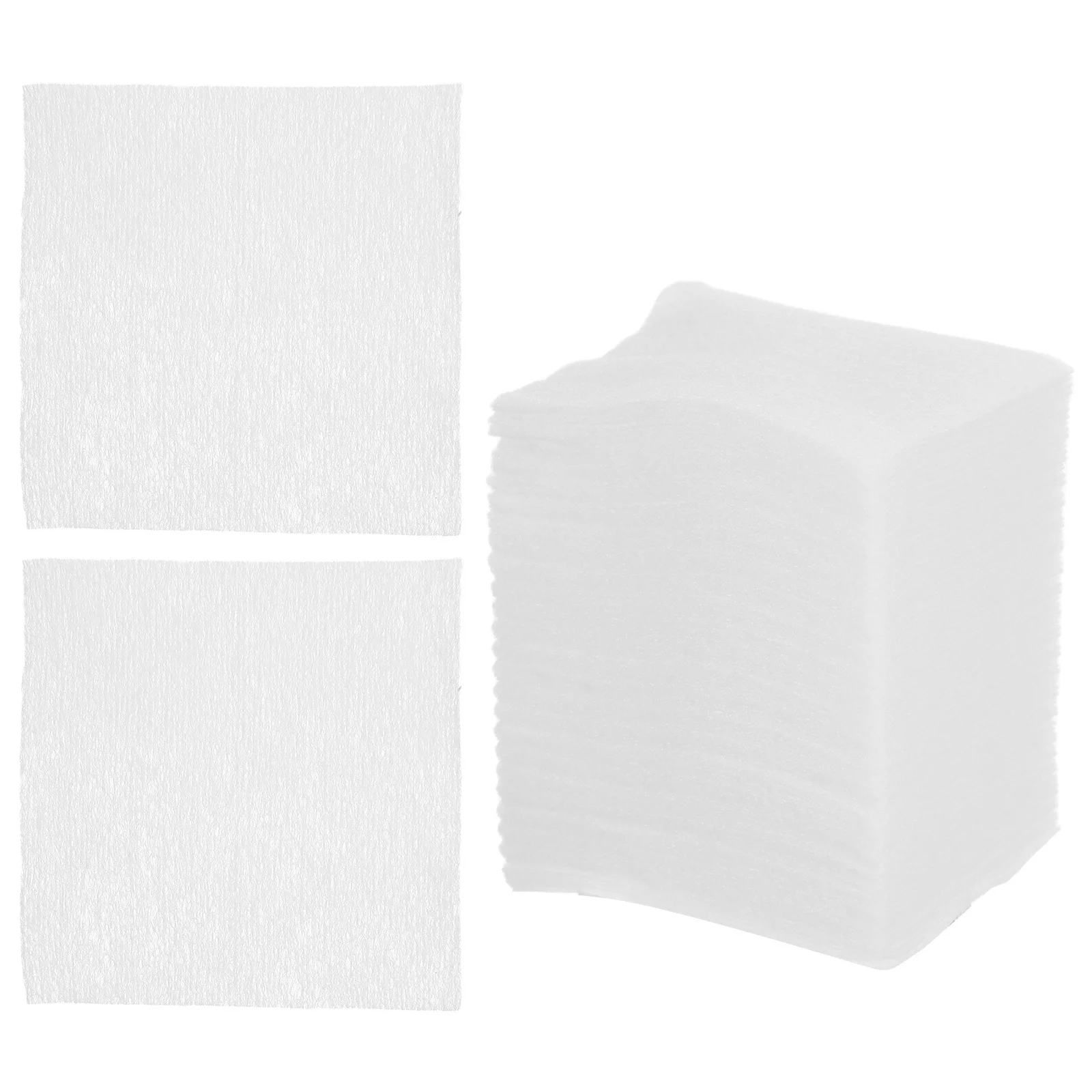 

1000Pcs Lint Free Non-Woven Pads Soft Absorbent Disposable Nail Polish Remover Pads for Manicure Pedicure Gel Nail