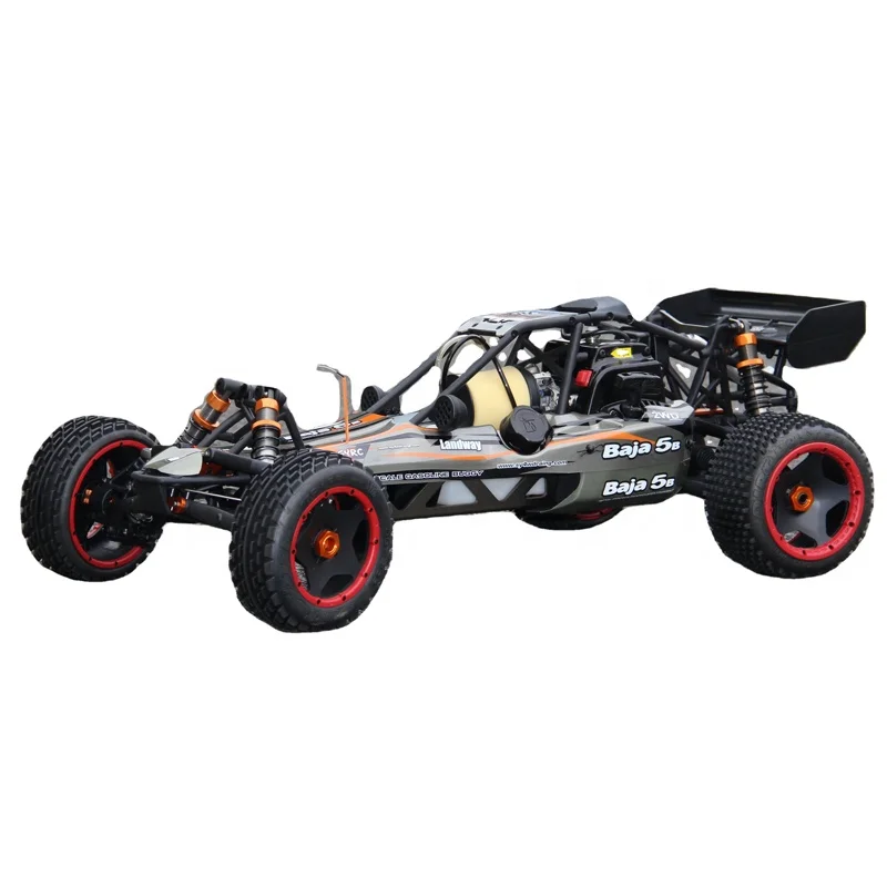 1/5 RC Baja 5B 2.4G RWD 80km/h 30.5cc Fuel RC Buggy 2-suwowy silnik RTR RC Car z benzyną