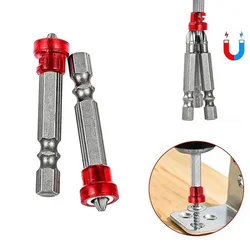 Electric Screw Tools Screwdriver Bit Drill Tools Parts 50mm Length Brand New Magnetic Ring Batch Head Single Head