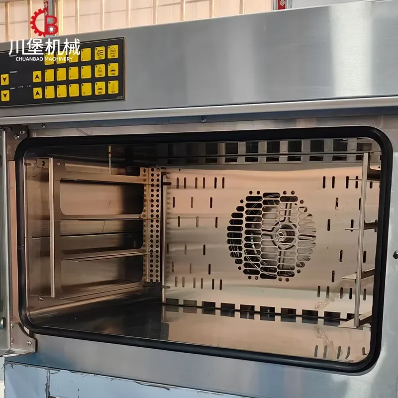 Commercial Restaurant Combination Deck Oven Electric Bakery Equipment Versatile 3-in-1 Convection Oven Deck Stainless Steel