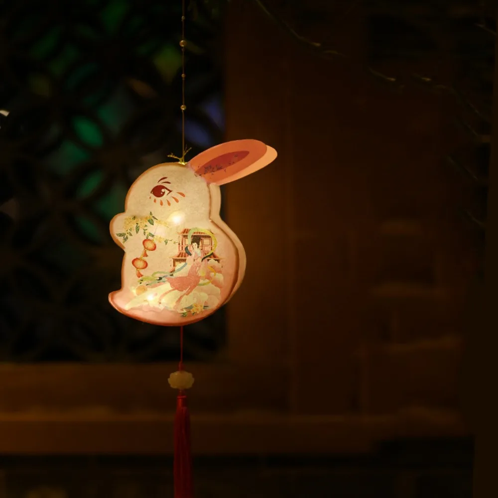 

Paper Middle Autumn Festival Lantern DIY Craft Chinese Style Festival Lantern Material Kit Luminous Handmade