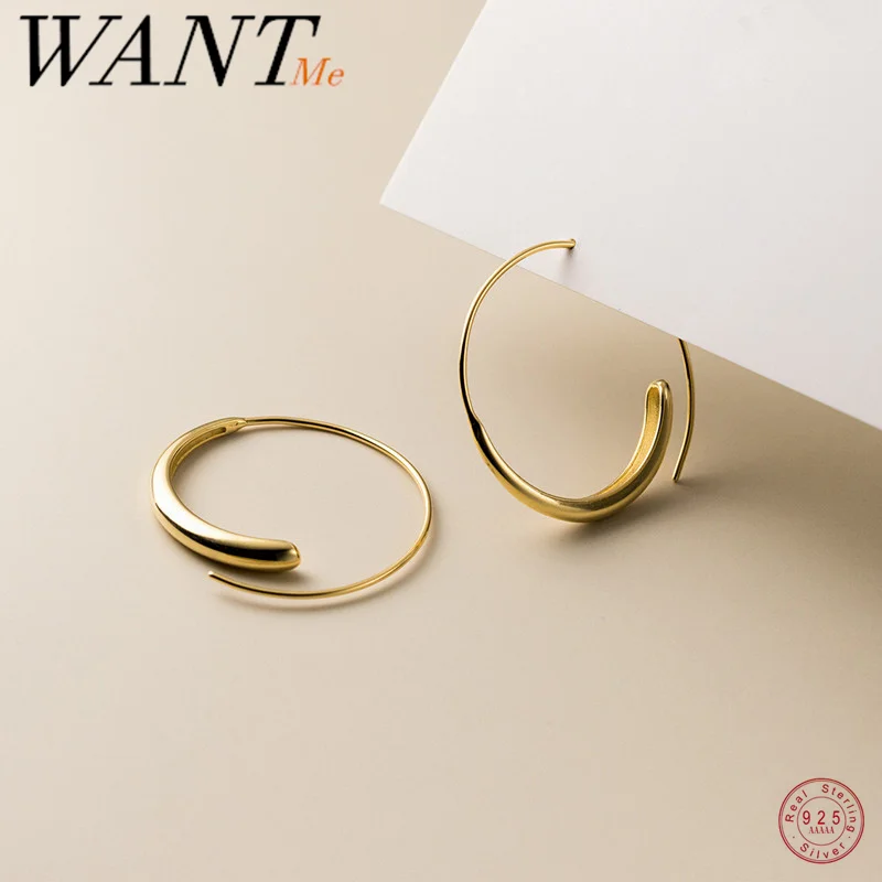 

Женские серьги-Крючки WANTME из серебра 925 пробы