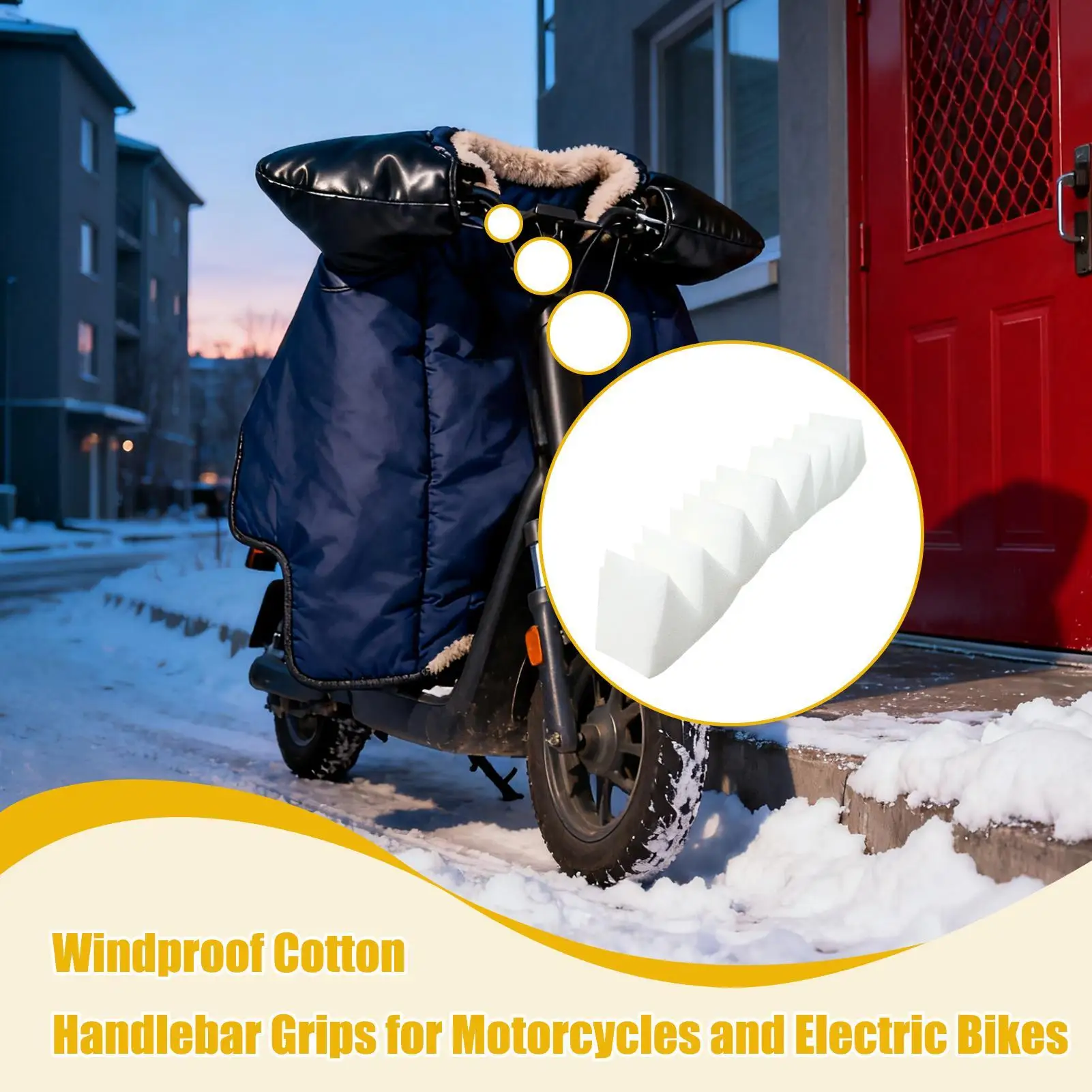 

Мотоциклетные муфты на руль, эргономичные ветрозащитные хлопковые ручки, 360-градусная упаковка, теплые мотоциклетные перчатки, зимние перчатки для езды на открытом воздухе