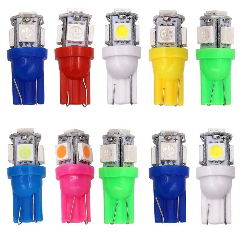 

T10 5050 5smd 5W5 width indicator light license plate light motorcycle turning LED 12V light