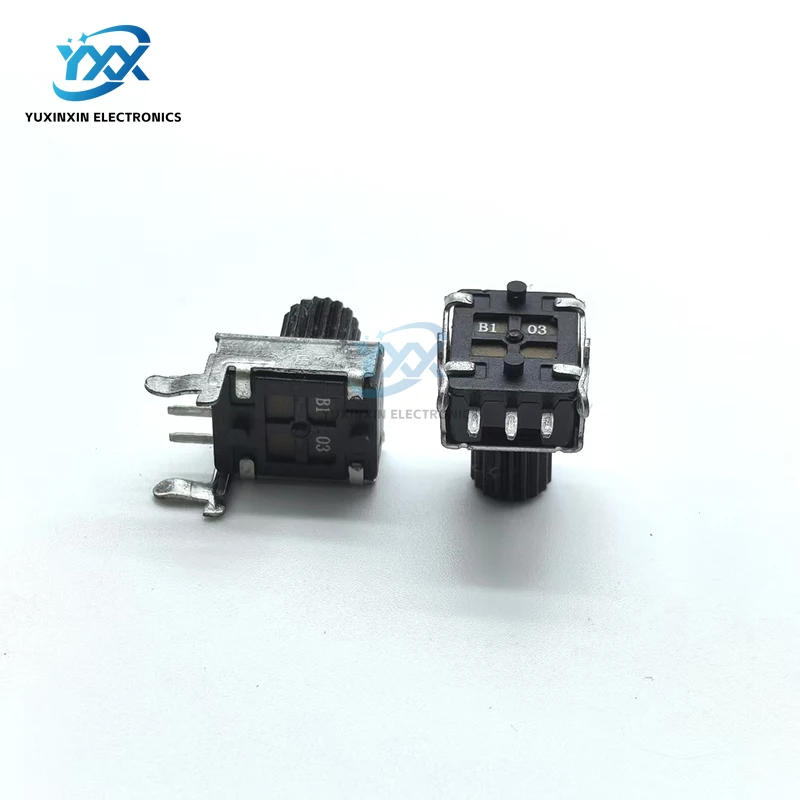 10 قطعة RV09 مقياس الجهد الأفقي RV0931 مقاوم قابل للتعديل 1KΩ 2KΩ 5KΩ 10KΩ 50KΩ 100KΩ L15mm (عمود قصير 7.5 مللي متر) نوع WH09