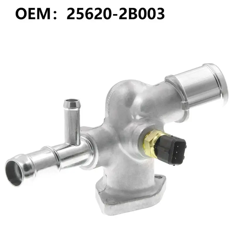 New Thermostat Housing 25620-2B003,25600-2B003 For Accent Avante Elantra Solaris I20 I30 Kia Rio Soul Accessories