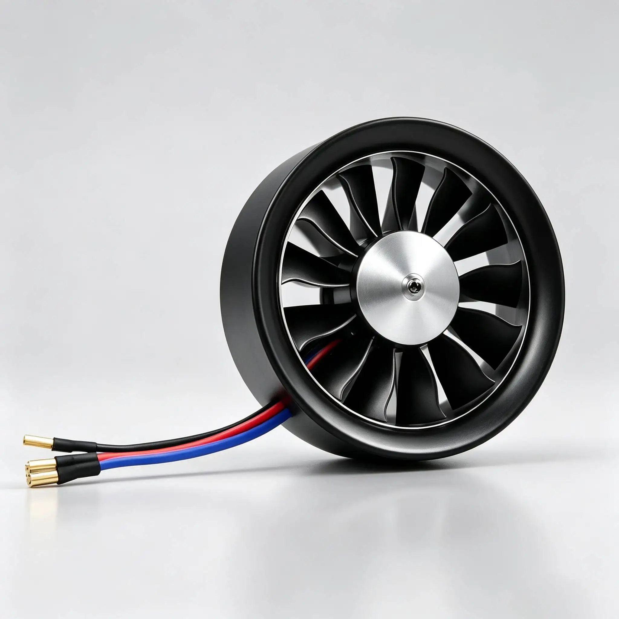 50/64/70/90mm RC EDF Ducted Fan Kit, 3S-6S, Optional 40A 50A 80A 120A Brushless ESC, Power System for RC Jet Airplane EDF Plane