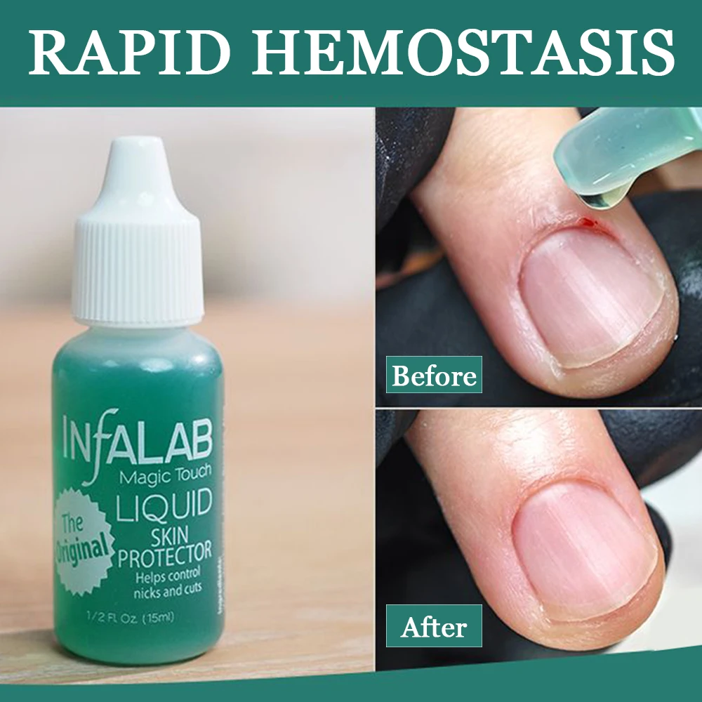Official Genuine Nail Hemostatic Agent Quickly to Stop Bleeding Sterilize Water for Manicure