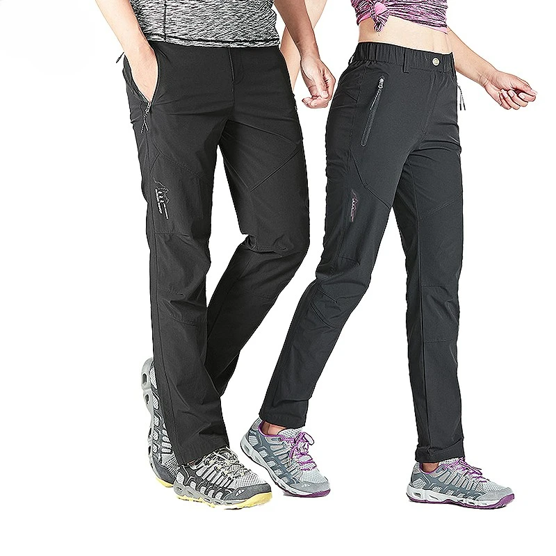 

AzaleeKa Quick Dry Hiking Pants Women Outdoor Running Camping Climbing Waterproof Mountain Trousers Stretch Lightweight Pants