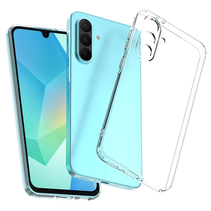 

Clear Phone Case For Samsung Galaxy A16 A15 A26 A06 A36 A56 A55 A35 Silicone Soft Case For Samsung A54 A34 A24 A14 A04 A05S A25