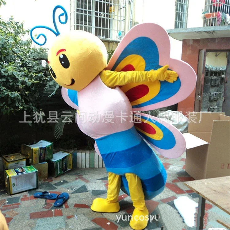 Christmas High Quality Butterfly Mascot Costumes Cartoon Adult Apparel Cosplay Outfit For Carnival Halloween Chrismas Party Eve