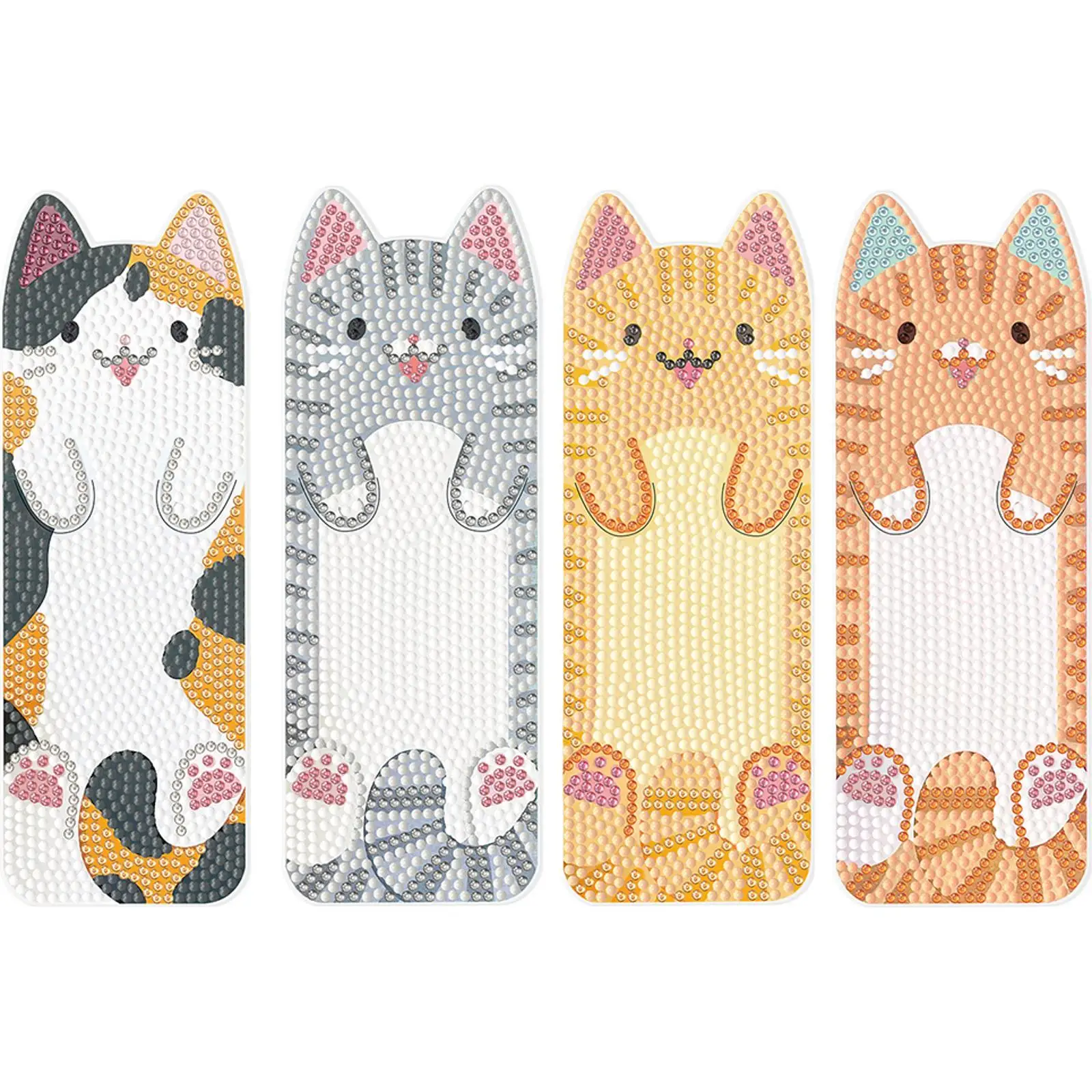 

3 шт. кошачьи узоры DIY алмазная живопись закладка алмазная закладка художественные проекты для начинающих идеальный выбор для домашнего офиса