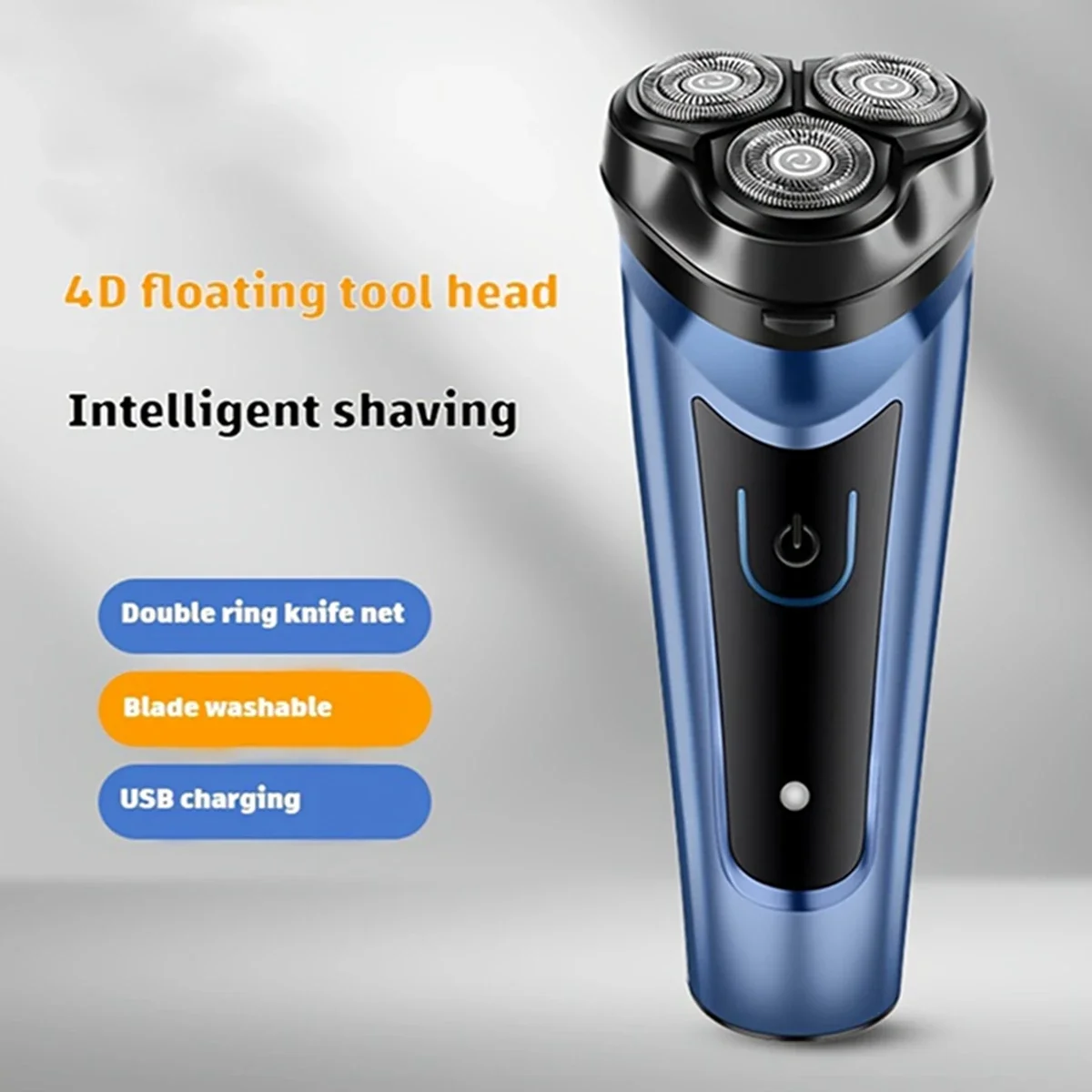 Shaver for Men USB Electric Shaver Powerful Beard Shaving Machine Electric Razor Rechargeable Waterproof