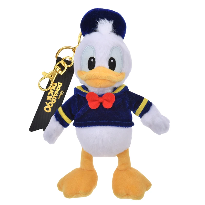 Sac à Dos Original Shanghai Disney 2024 Donald Duck Série 90e Travailleurs, Boîte de Décoration de Mouchoirs, Pendentif Beurre en Peluche, Sac à Dos Initié