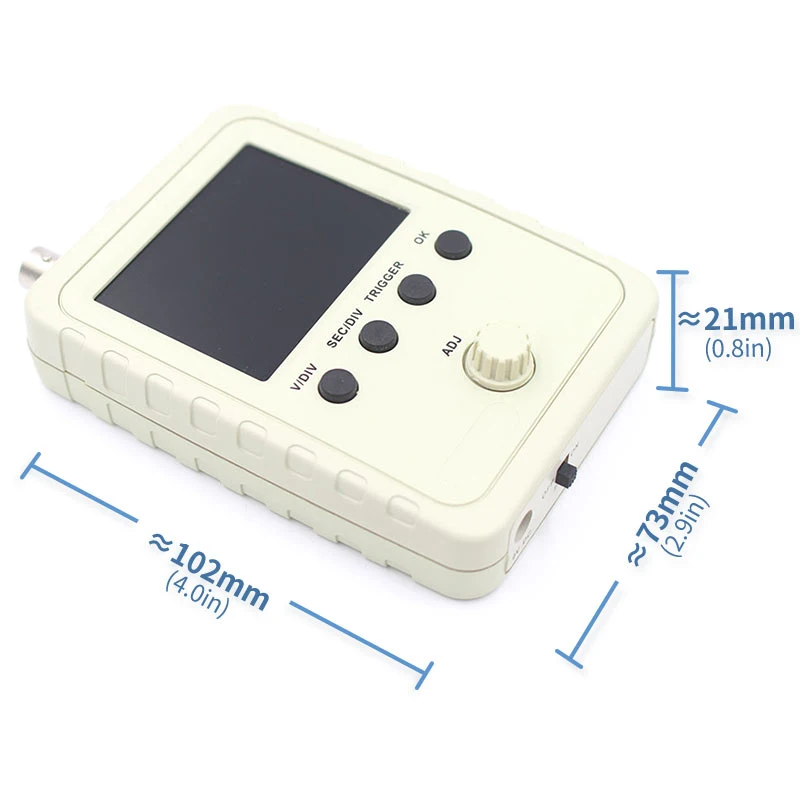 DSO-150 Digital Handheld Pocket Oscilloscope Kit 1MSa/s 200KHz Analog Bandwidth Support 80KHz PWM And Firmware Update