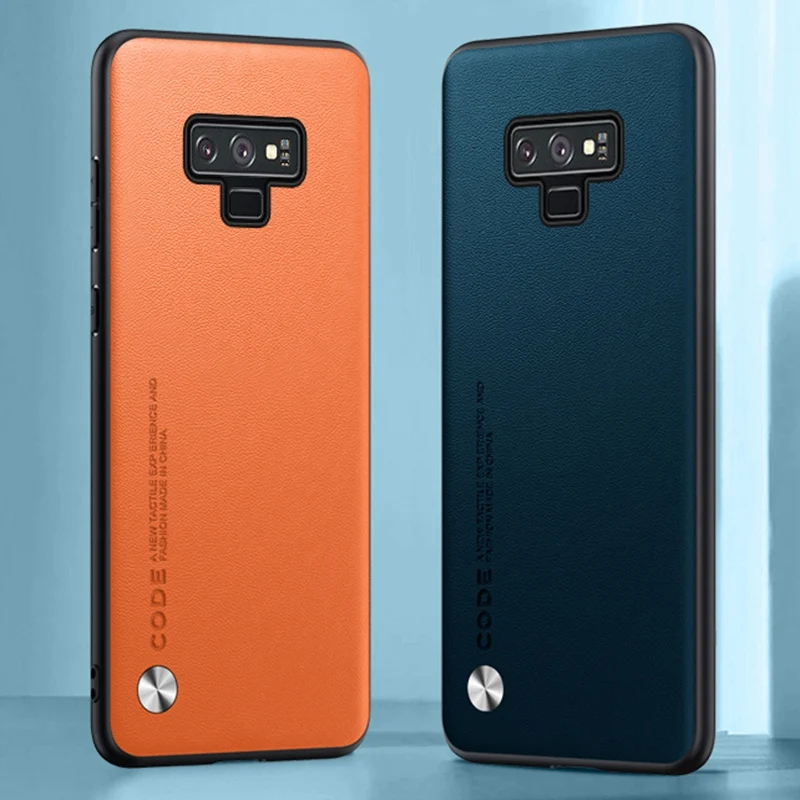 Luxury PU Leather Case For Samsung Galaxy Note 9 Back Cover Silicone Protection Phone Case For Samsung Note 8 Note8 Note9 Coque