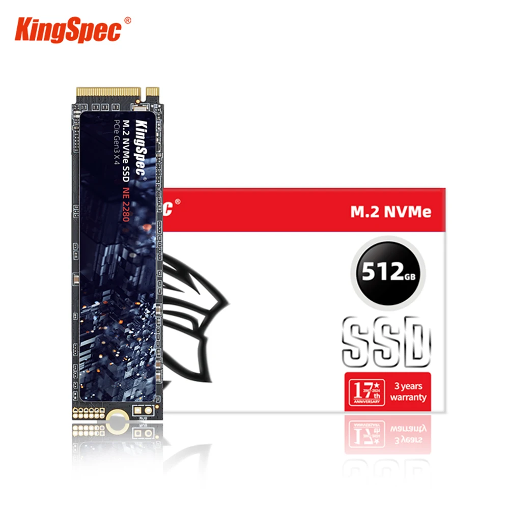 KingSpec SSD M2 512GB NVME SSD 1TB 128GB 256GB 500GB ssd M.2 2280 PCIe Disco Rígido Interno Unidade de Estado Sólido para Laptop