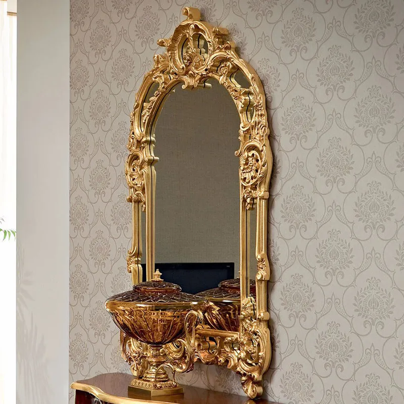 Mirrored entrance table Palace French decorative entrance table