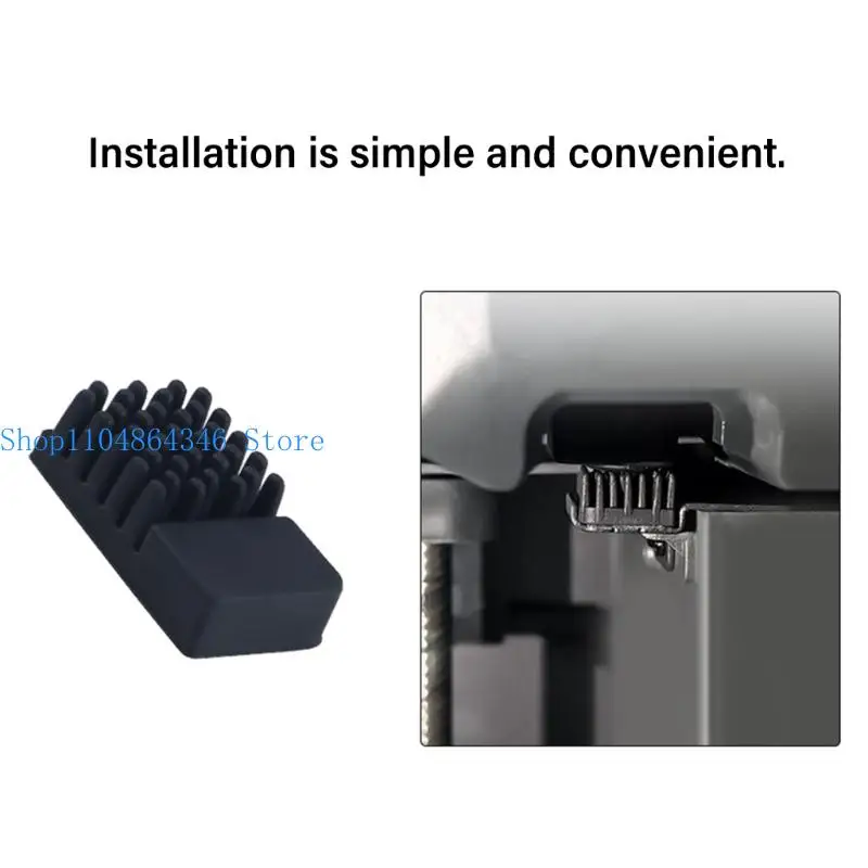 

652F Nozzles Wiper Silicone Brush Mounted Scrubbers Print Head Cleaner Printer Head Wiping for Centauri Carbon 3D Printer
