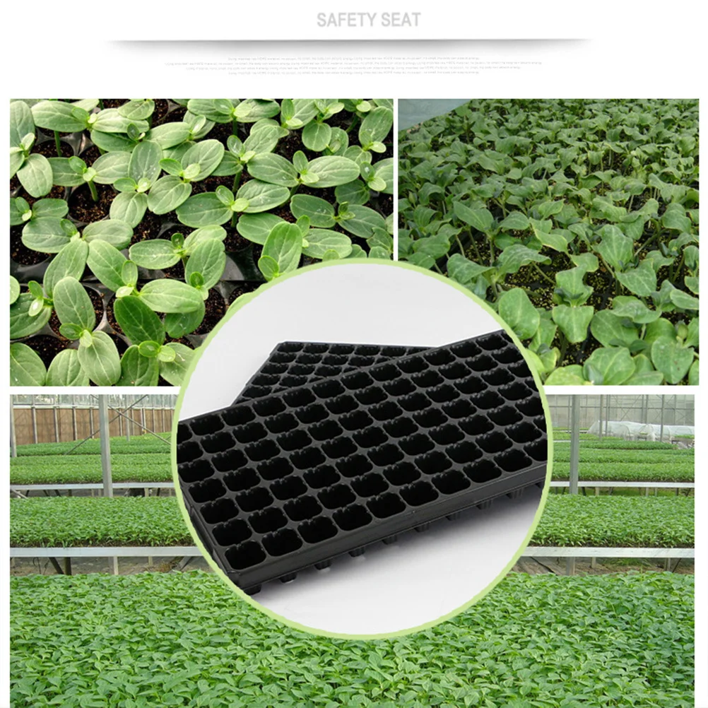 

5Pcs Nursery Tray 200 Cells Plastic Sprouter Tray for Home Gardening DIY Grower Planting Growing Trays Sprout Plate