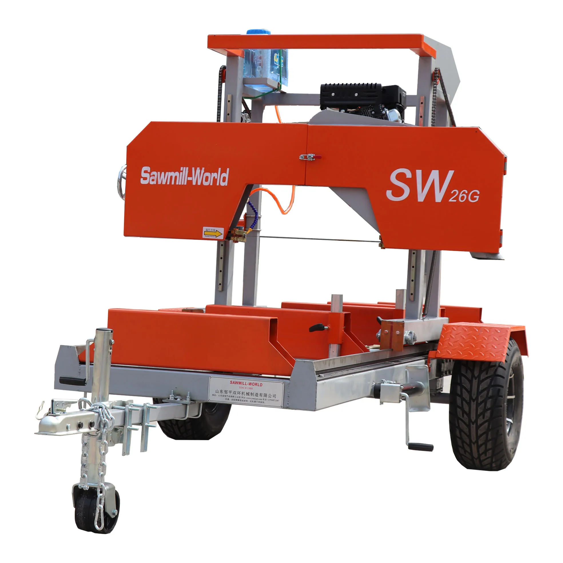 2025 자동 휴대용 수평 임업 기계 목재 톱 기계