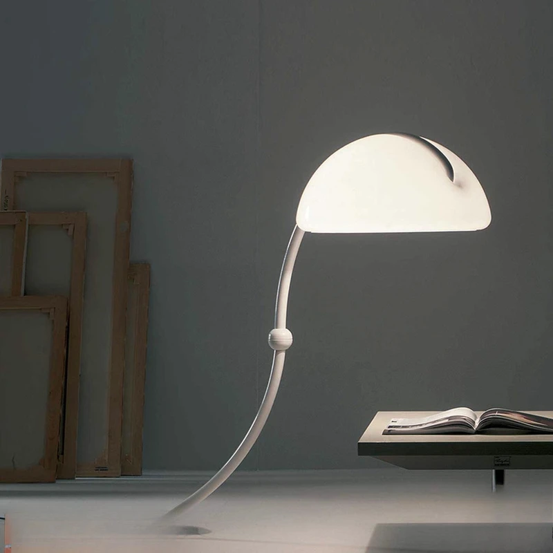 

Modern simple white floor lamp designer living room sofa bedroom decoration