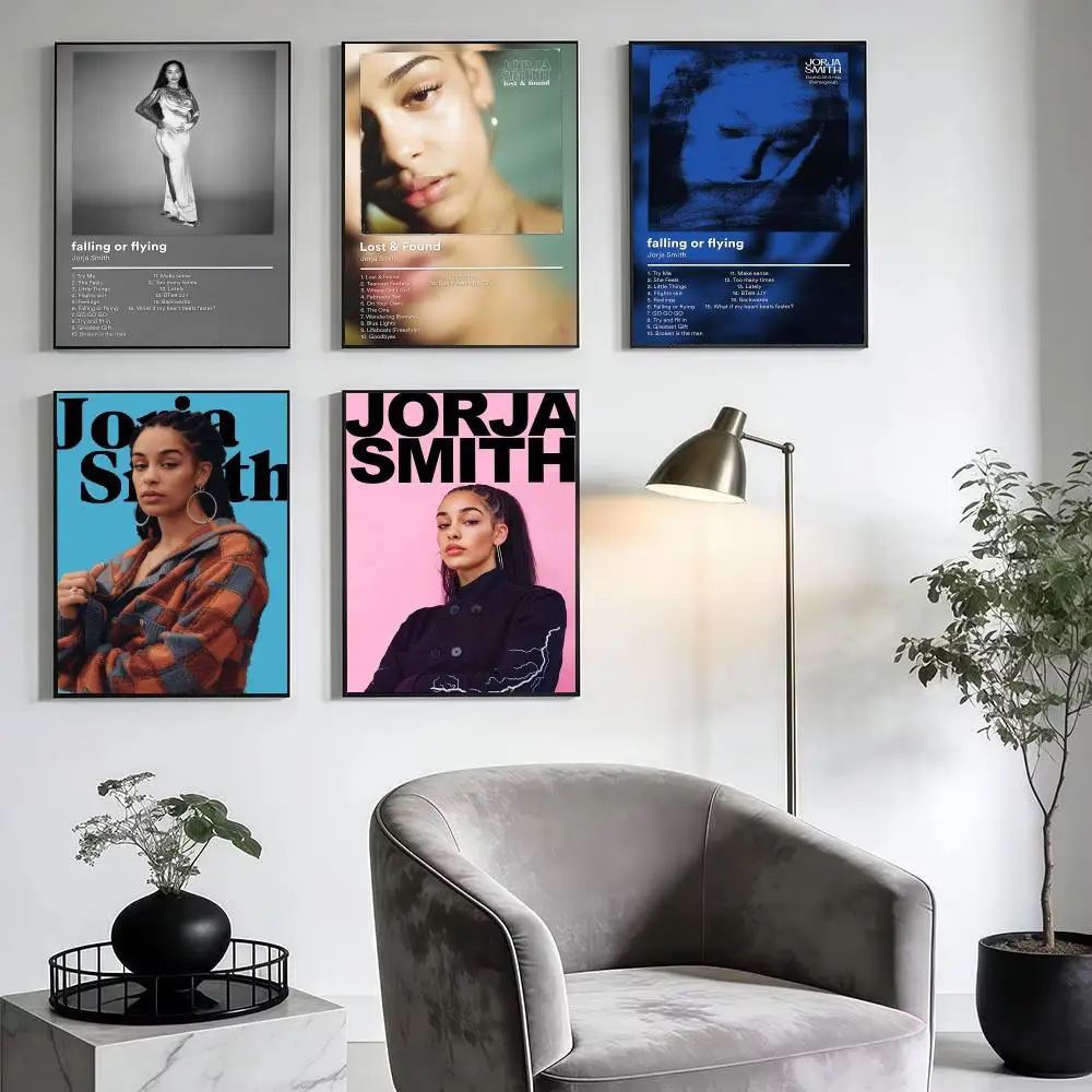 R&B Singer J-Jorja Smith Poster Modern Minimalist Wall Art Prints for Home Decor Interior Bedroom Living Room