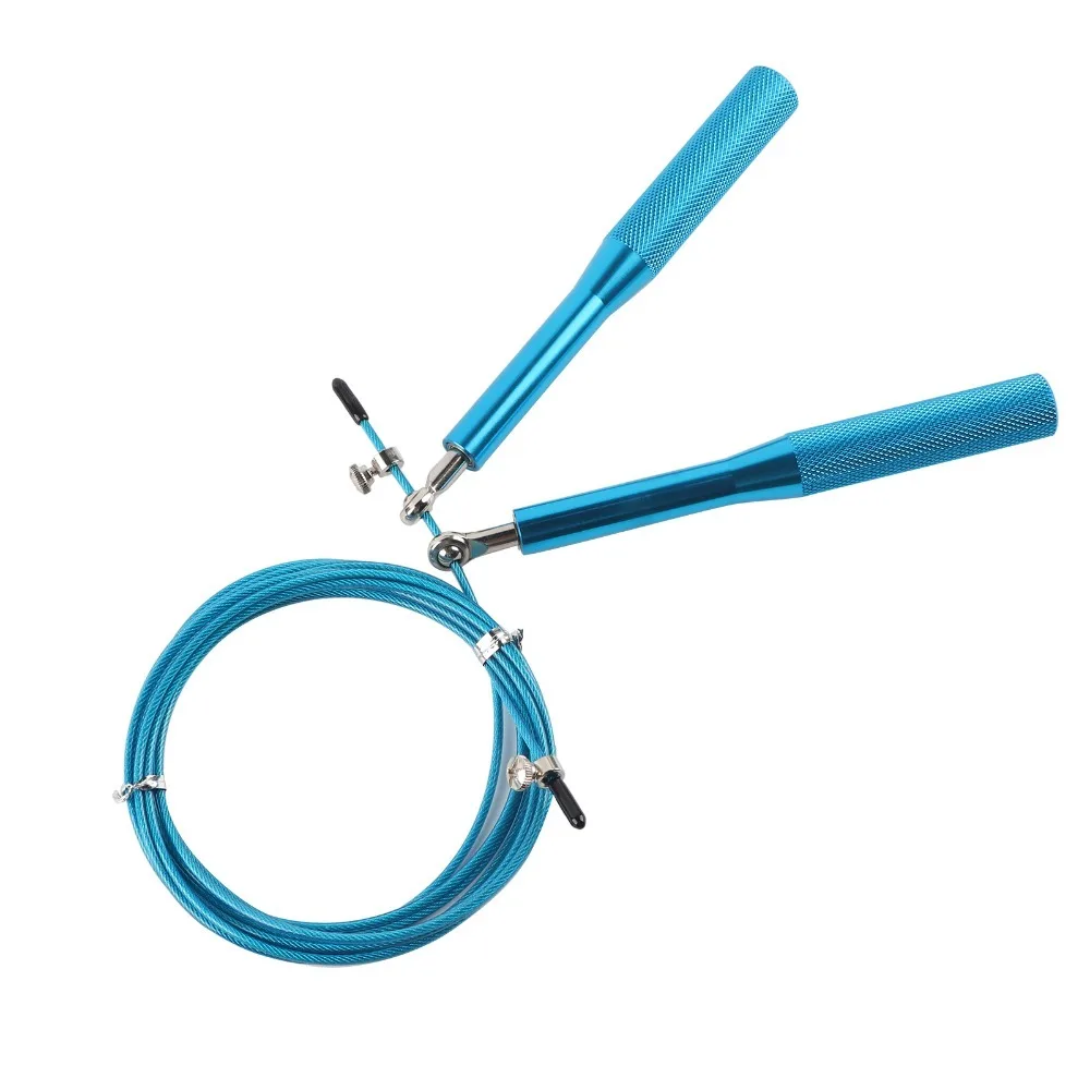 Aluminium Alloy Jump Rope Nonslip Handle 360 Degree Spin Skipping Rope Steel Wire Fitness Jump Rope Fitness Training