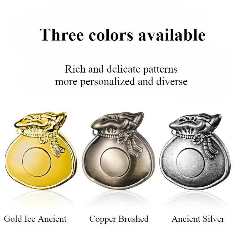 2026 New Creative Style Money Bag Windproof Lighter Retro Metal Red Flame Direct Spray Cigarette Accessories Men's Gift